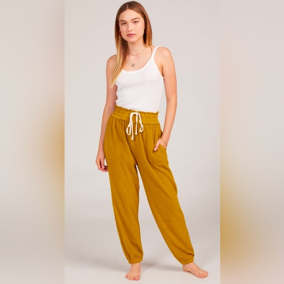 Free People Pants - Free People Cactus Fuzzy Fleece Slouchy Trackie Sweatpant Joggers S